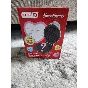 NEW DASH PINK Sweethearts Mystery Mini Waffle Maker